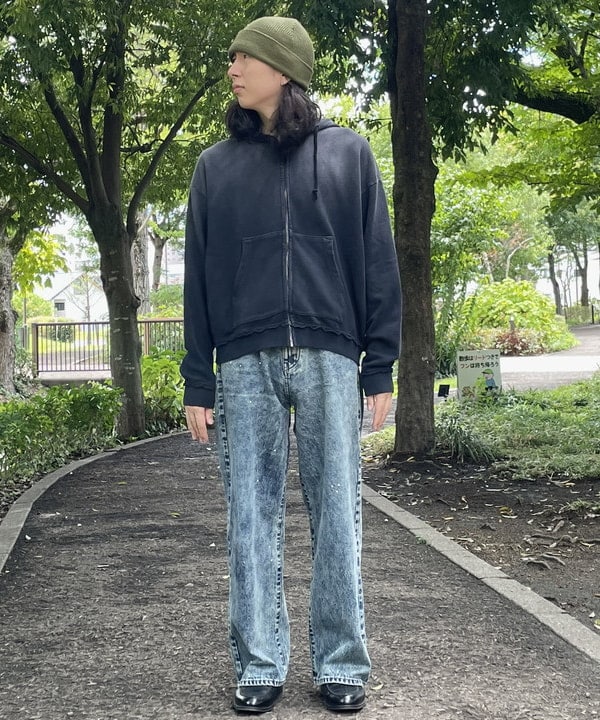 BEAMS HEARTのGMS ワイドストレート  コットンウラケ パンツを使ったコーディネートを紹介します。｜Rakuten Fashion(楽天ファッション／旧楽天ブランドアベニュー)6214144