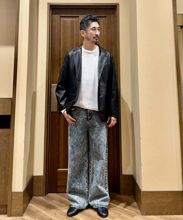 BEAMS HEARTのフェイクレザー ジャケットを使ったコーディネートを紹介します。｜Rakuten Fashion(楽天ファッション／旧楽天ブランドアベニュー)6214153