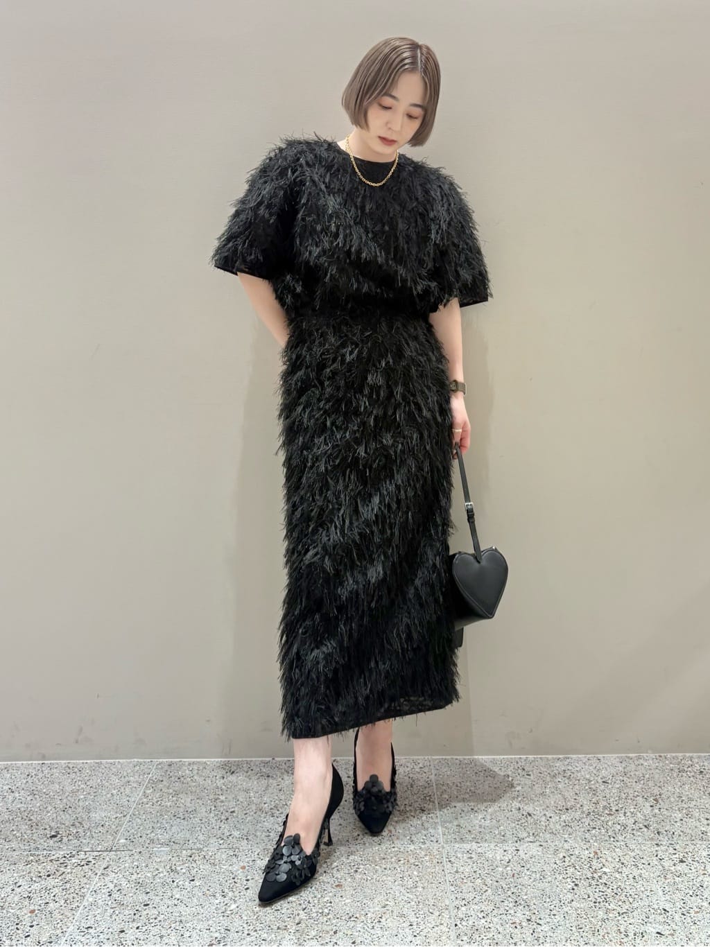 UNITED ARROWS LTD. OUTLET | ヘアリー ラメ カットジャガード