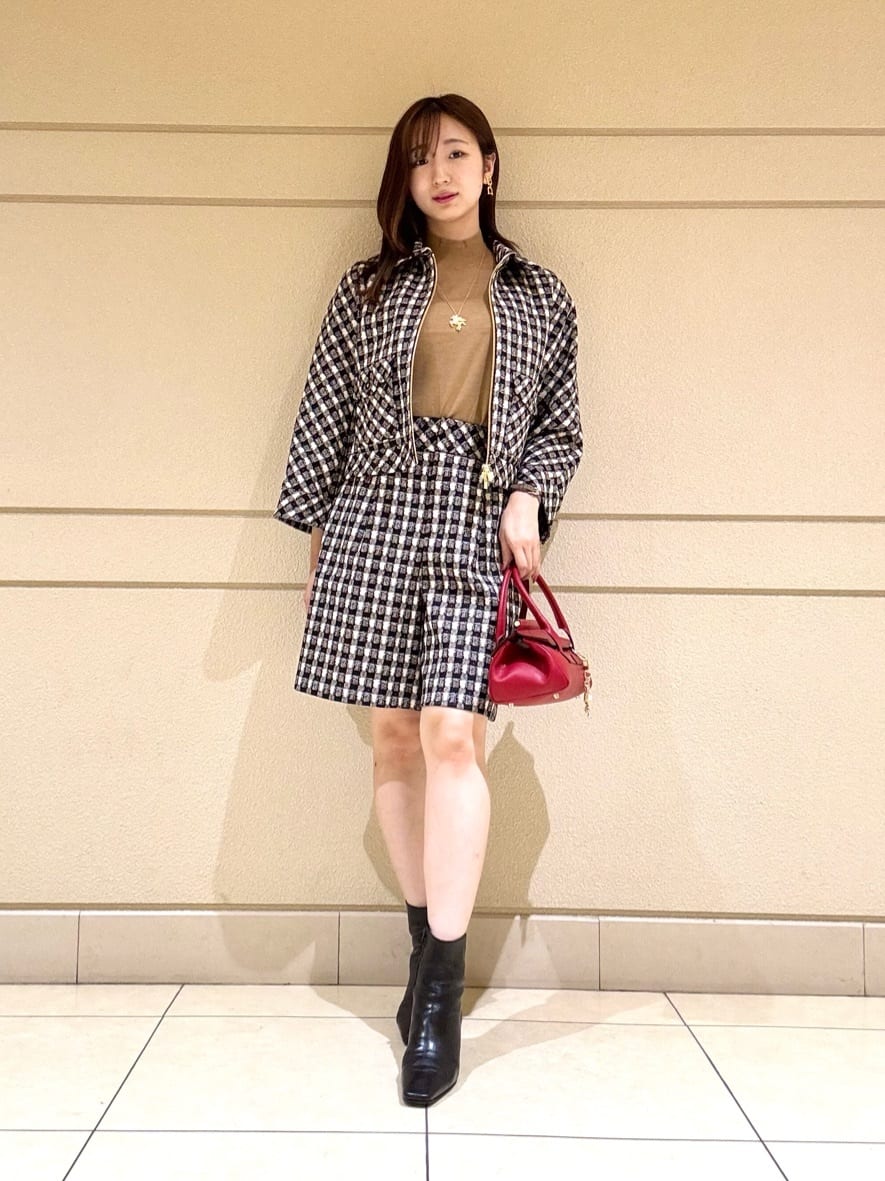 ANAYIの【セットアップ対応商品】ツイーディージャガードポケット