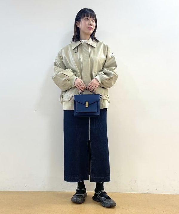 BEAMS HEARTのヴィンテージライク フェイクレザー ブルゾンを使ったコーディネートを紹介します。｜Rakuten Fashion(楽天ファッション／旧楽天ブランドアベニュー)6218651
