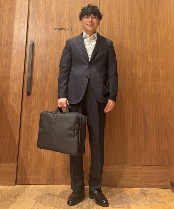 BEAMS HEARTのミックスツイード 2ボタンジャケット(S~XL・セットアップ対応)を使ったコーディネートを紹介します。｜Rakuten Fashion(楽天ファッション／旧楽天ブランドアベニュー)6218691