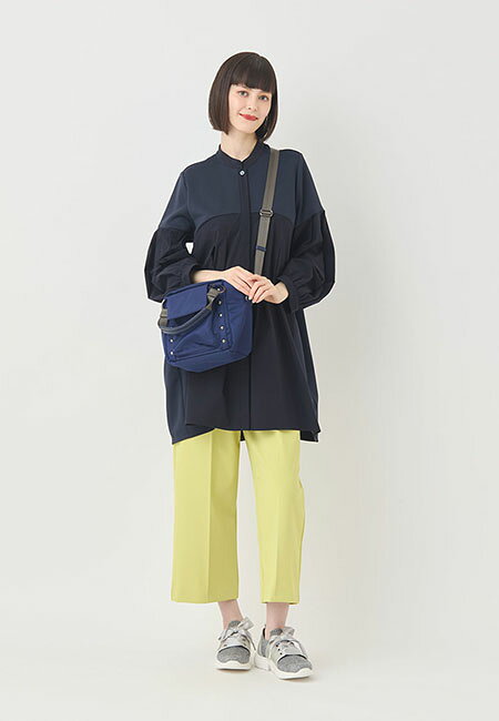 HIROKO BIS | 異素材切り替えチュニック /洗える | Rakuten Fashion