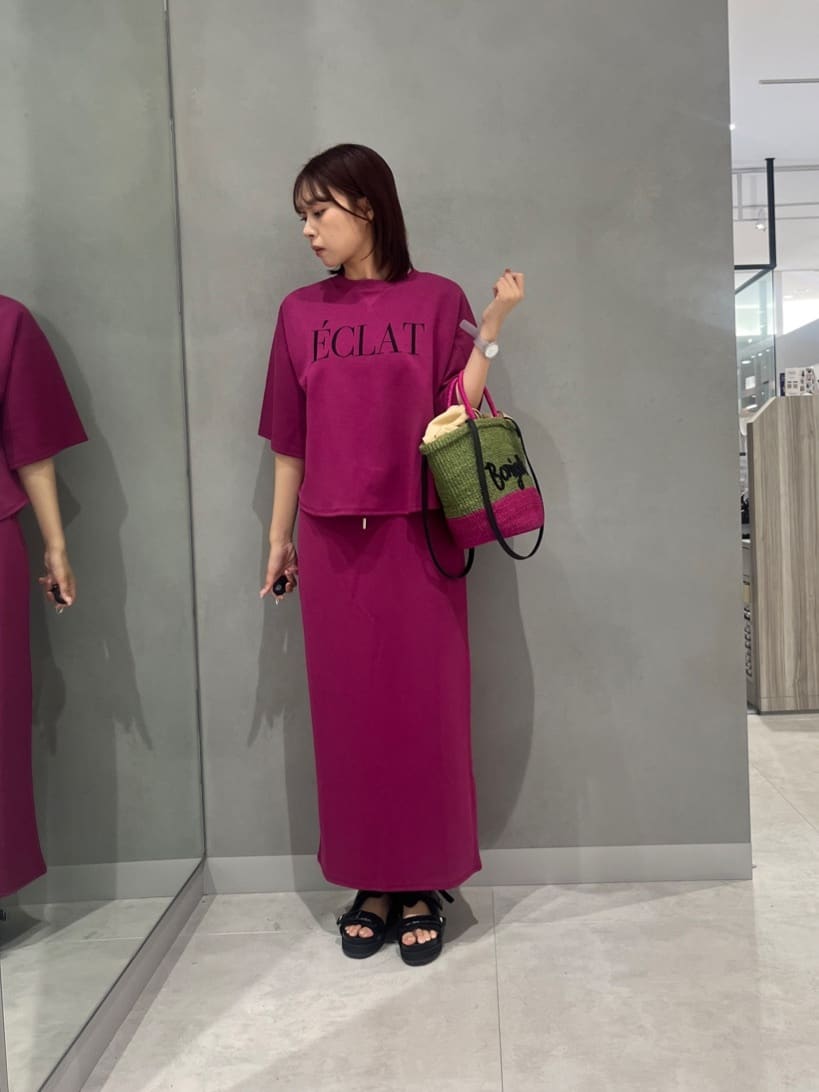 Vinのジャージーナロースカートを使ったコーディネートを紹介します。｜Rakuten Fashion(楽天ファッション／旧楽天ブランドアベニュー)6220862