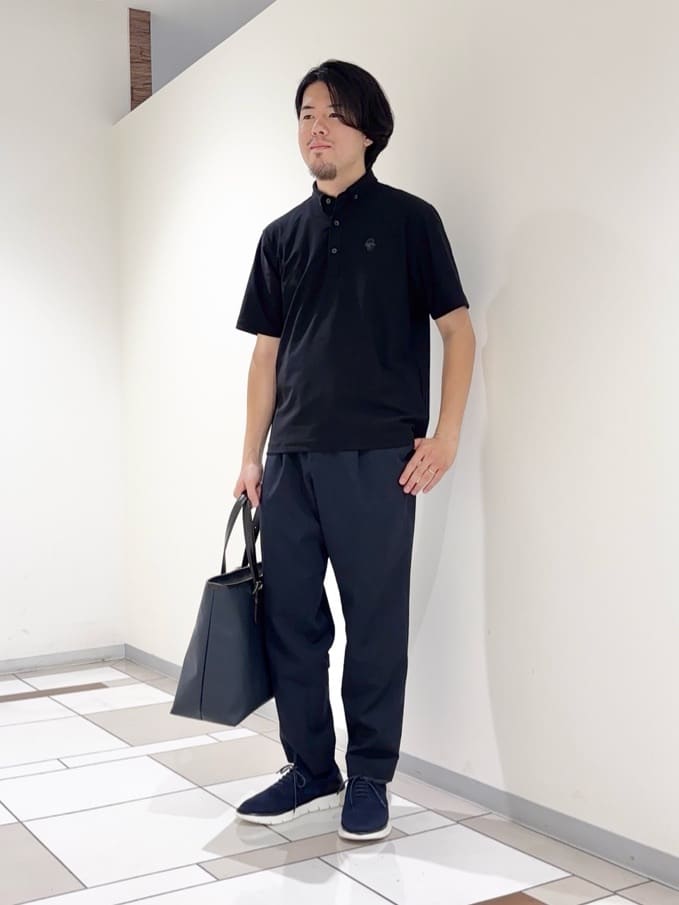 TAKEO KIKUCHIの【COOL CITY WEAR】エアートール ポロシャツ /接触冷感・通気性を使ったコーディネートを紹介します。｜Rakuten Fashion(楽天ファッション／旧楽天ブランドアベニュー)6220970