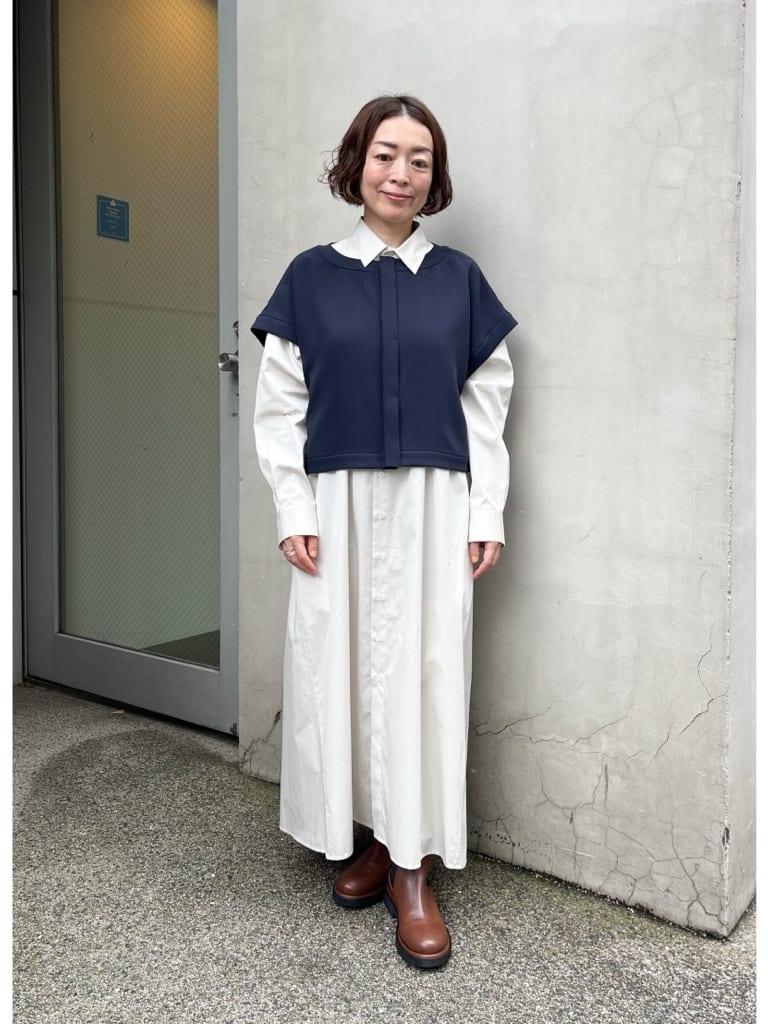 TOMORROWLAND | ダブルクロス ワイドフィットベスト | Rakuten Fashion