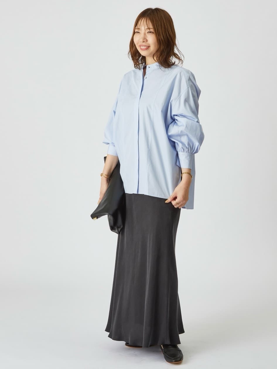 1er Arrondissementの【新色追加】キュプラフィブリルマーメイドスカートを使ったコーディネートを紹介します。｜Rakuten Fashion(楽天ファッション／旧楽天ブランドアベニュー)6224710