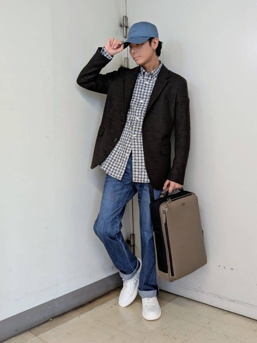 TAKEO KIKUCHIの【Sサイズ~】ラッセルメッシュ ジャケットを使ったコーディネートを紹介します。｜Rakuten Fashion(楽天ファッション／旧楽天ブランドアベニュー)6225330