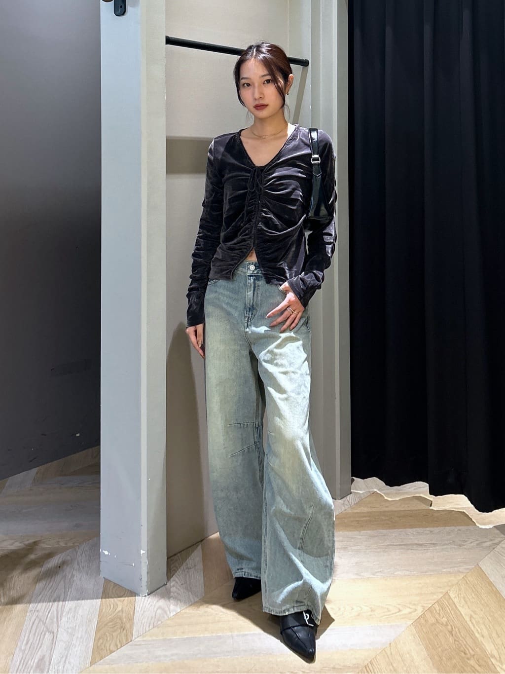 moussy SHEER VELOUR カーディガン MOUSSY | SHEER VELOUR カーディガン (Tシャツ・カットソー(長袖