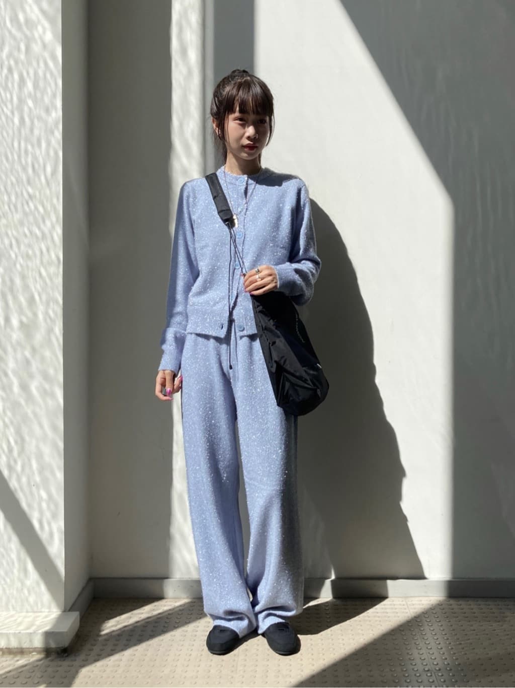 H beauty & youth スパークルニットパンツ H BEAUTY&YOUTH UNITED ARROWS（エイチビューティーアンドユース