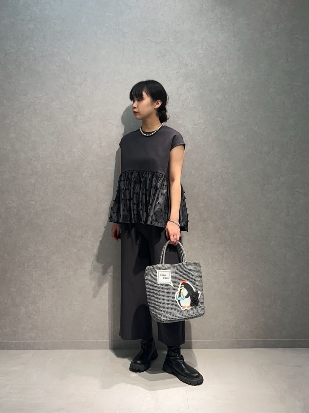 UNITED ARROWS LTD. OUTLET | リボン カットジャガード コンビ