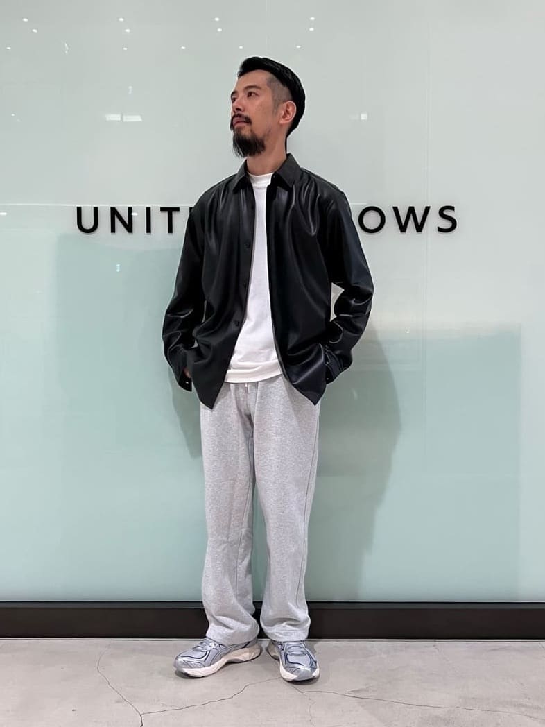 UNITED ARROWS LTD. OUTLET | クラック レザーライク リラックスシャツ
