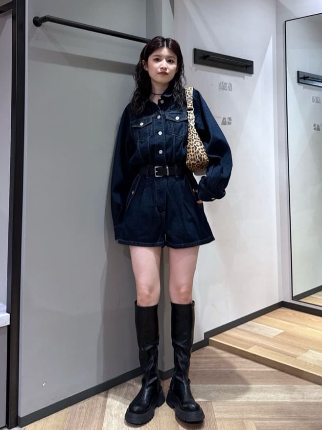 moussyの【ViVi掲載】AIR EASE ロングブーツを使ったコーディネート