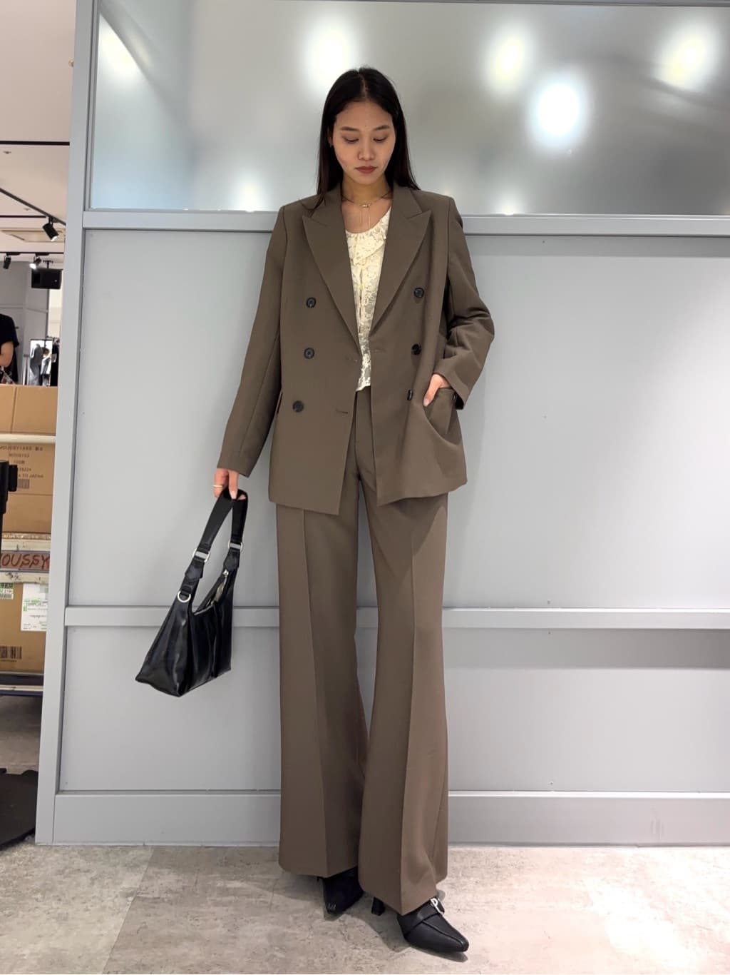 moussyのotonaMUSE掲載ViVi掲載BELTED ミュールを使った