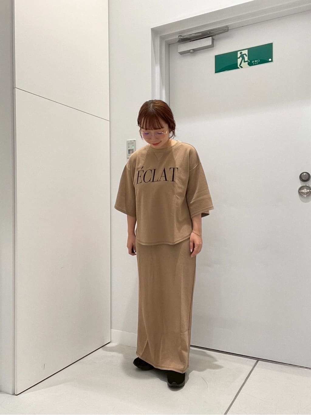 Vinのジャージーナロースカートを使ったコーディネートを紹介します。｜Rakuten Fashion(楽天ファッション／旧楽天ブランドアベニュー)6234292