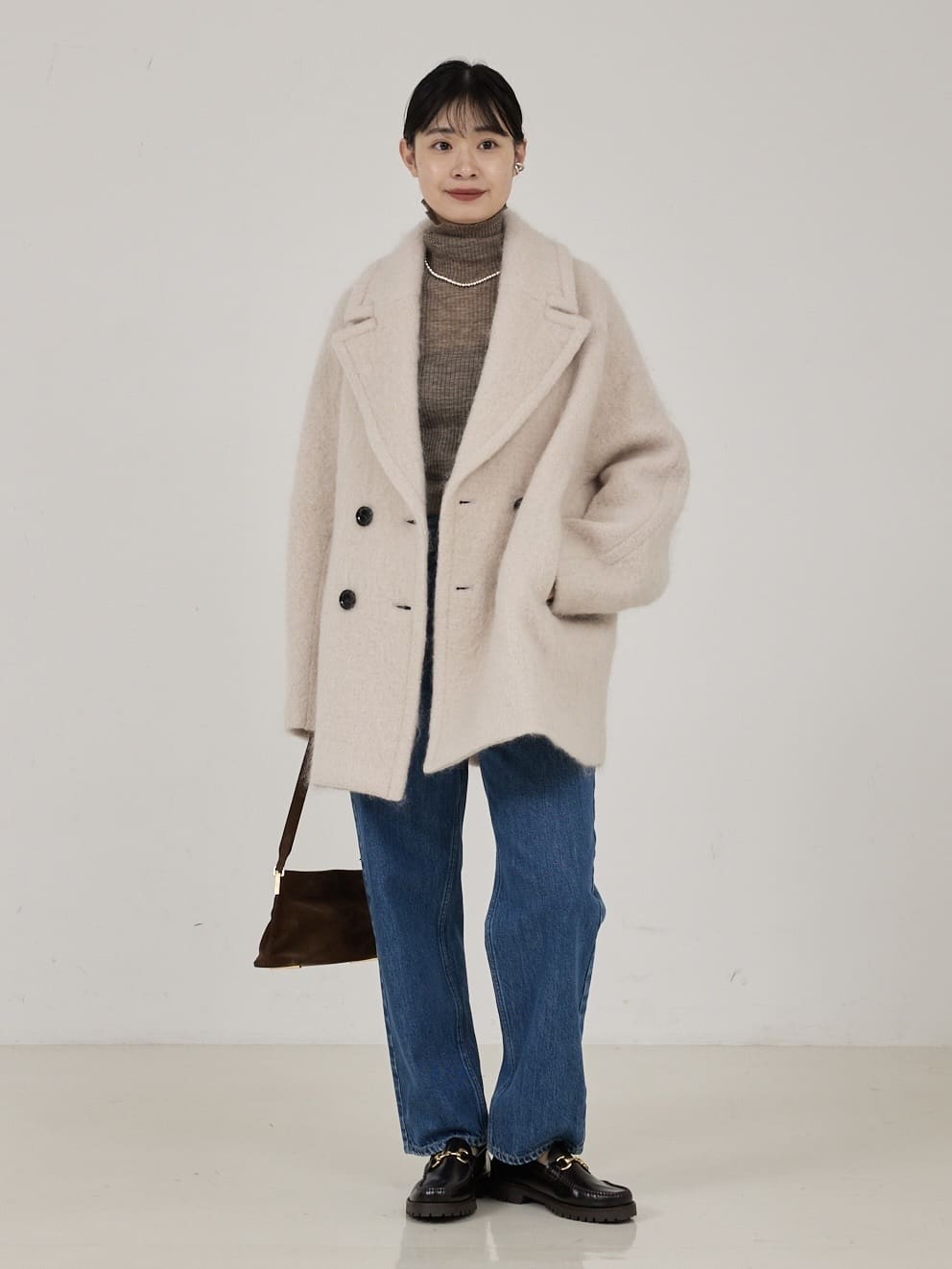 ミッチー様⭐︎専用　Rouge vif シャギーピーコート　36 Rouge vif la cle | シャギーピーコート | Rakuten Fashion(楽天