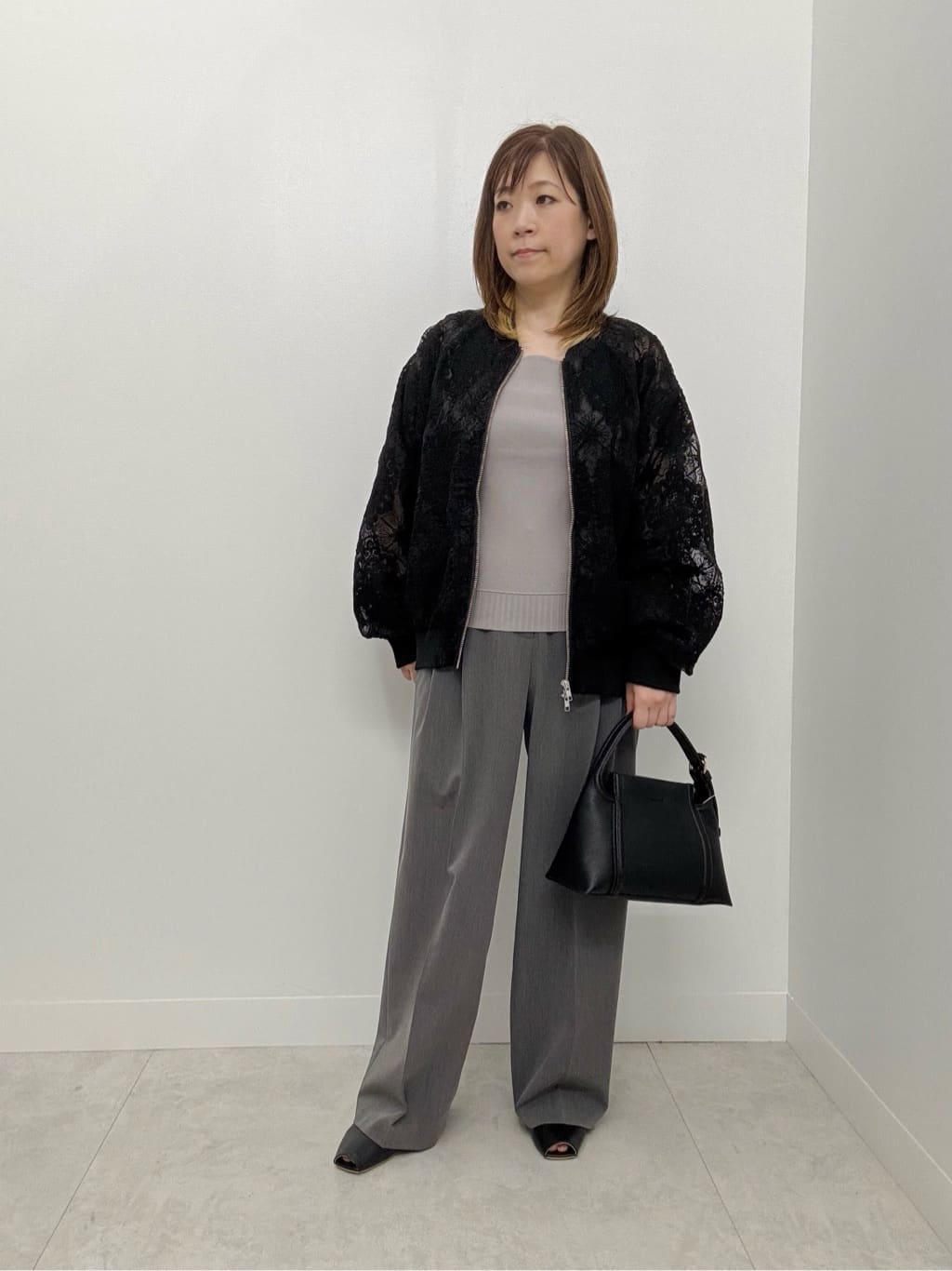 Vin | ダブルジップチュールレースブルゾン | Rakuten Fashion(楽天
