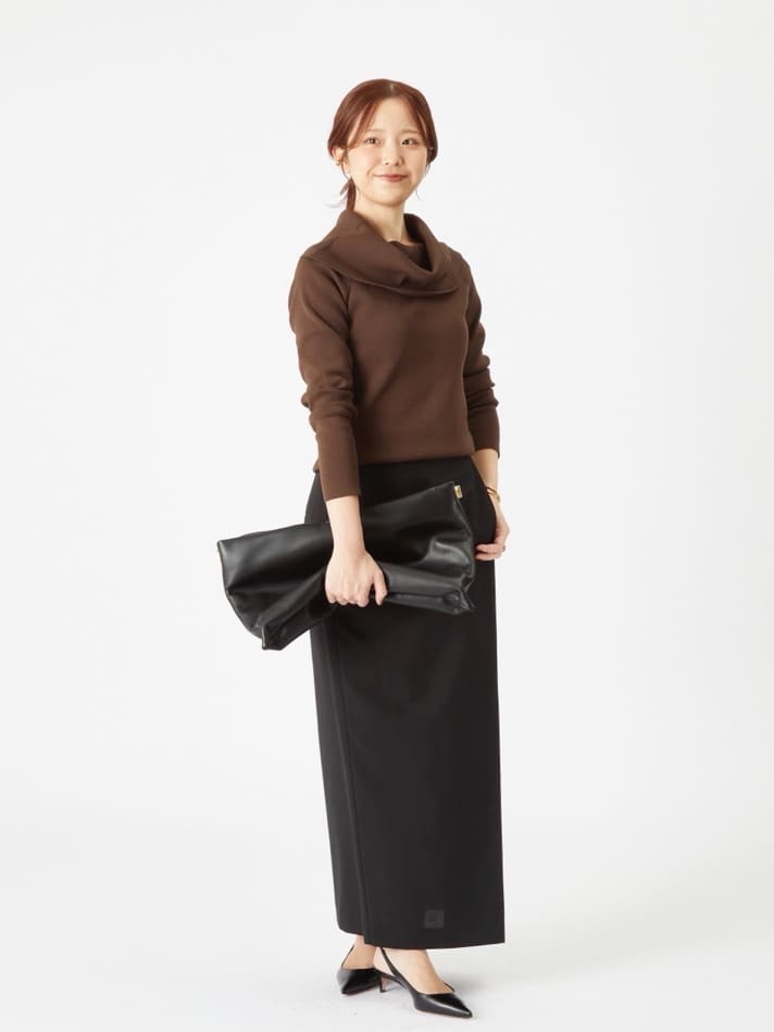 1er Arrondissementのオフショルダープルオーバーを使ったコーディネートを紹介します。｜Rakuten Fashion(楽天ファッション／旧楽天ブランドアベニュー)6240723