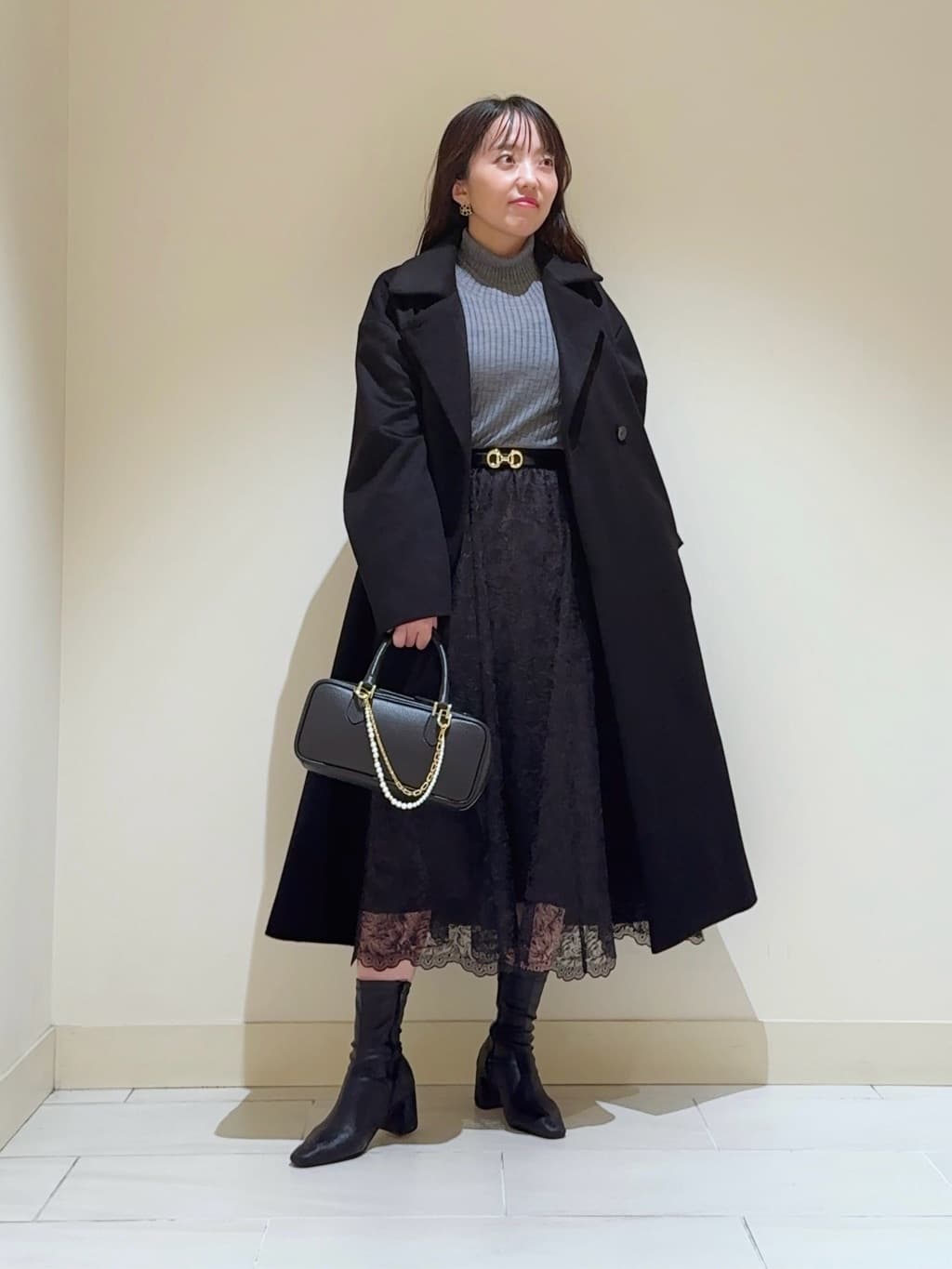 ANAYI | レースフラワーチュールギャザー スカート | Rakuten Fashion