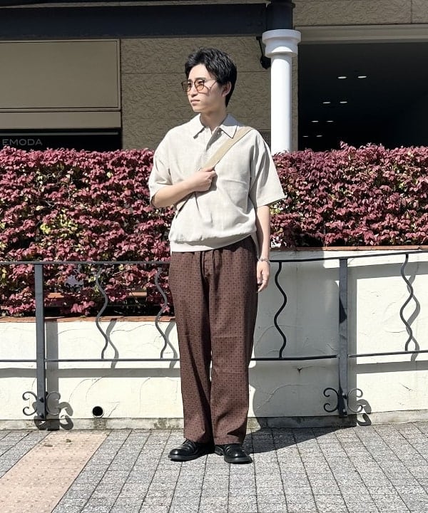 BEAMS HEARTのポリメランジ ポロシャツ (吸水速乾) 25SSを使ったコーディネートを紹介します。｜Rakuten Fashion(楽天ファッション／旧楽天ブランドアベニュー)6241325