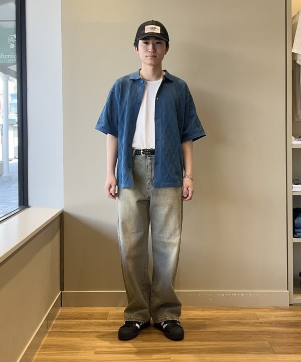 BEAMS HEARTのブラスト ワイド ストレート デニムを使ったコーディネートを紹介します。｜Rakuten Fashion(楽天ファッション／旧楽天ブランドアベニュー)6241350