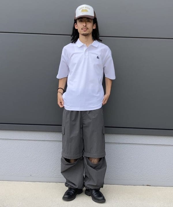 BEAMS HEARTのB-HEARTロゴ 鹿の子 ポロシャツを使ったコーディネートを紹介します。｜Rakuten Fashion(楽天ファッション／旧楽天ブランドアベニュー)6241475