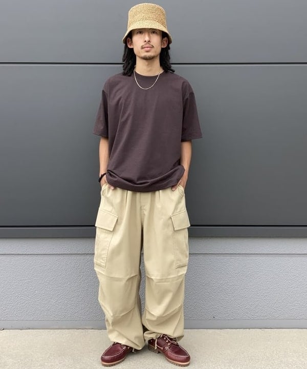 BEAMS HEARTのBEAMS HEART / コマ編み バケットハットを使ったコーディネートを紹介します。｜Rakuten Fashion(楽天ファッション／旧楽天ブランドアベニュー)6241485