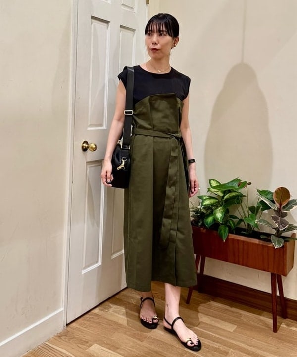 BEAMS HEARTのカット コンビ レイヤード ワンピース 25SS デザインワンピース 1枚で決まる 手洗い可を使ったコーディネートを紹介します。｜Rakuten Fashion(楽天ファッション／旧楽天ブランドアベニュー)6241501