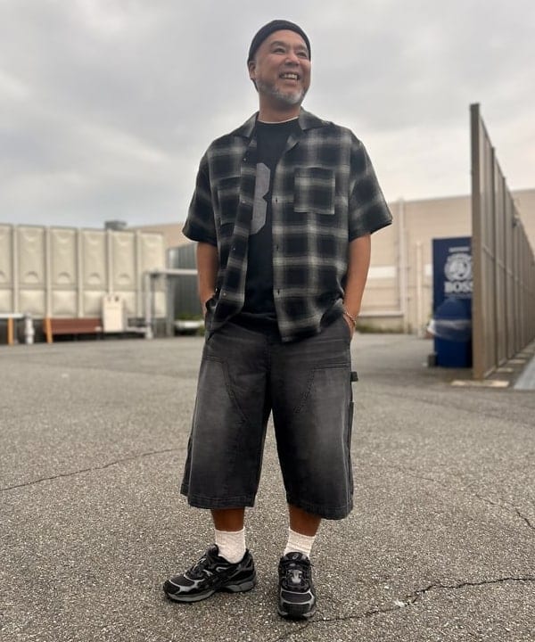 BEAMS HEARTのシアー オンブレーチェック シャツを使ったコーディネートを紹介します。｜Rakuten Fashion(楽天ファッション／旧楽天ブランドアベニュー)6241574