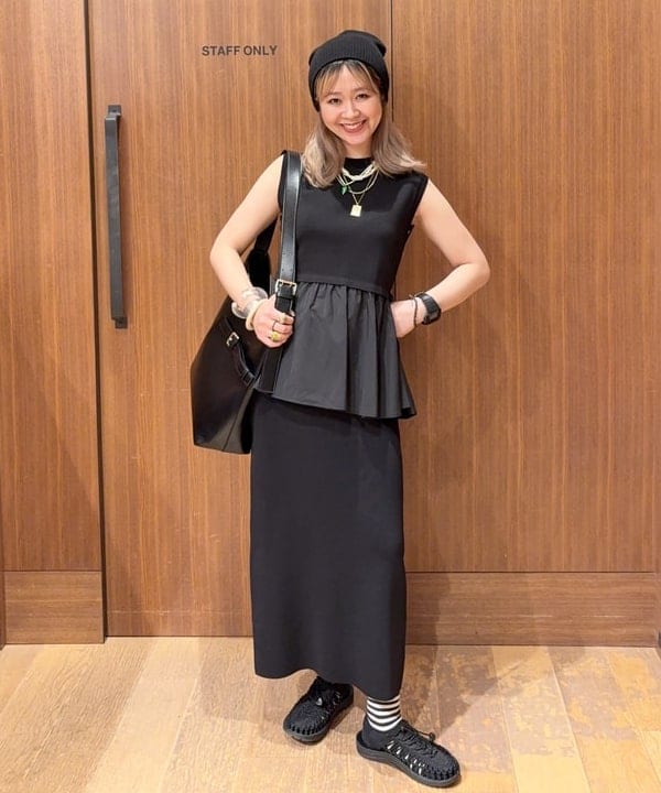 BEAMS HEARTの【A4サイズ対応】斜め切替ベルト トートバッグ 25SS お仕事 きれいめ レディースを使ったコーディネートを紹介します。｜Rakuten Fashion(楽天ファッション／旧楽天ブランドアベニュー)6241680