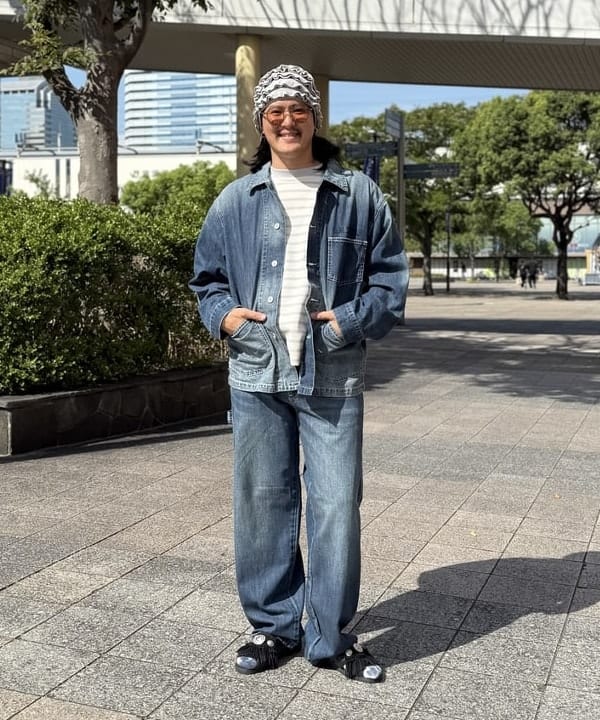 BEAMS HEARTのヴィンテージ デニムカバーオールを使ったコーディネートを紹介します。｜Rakuten Fashion(楽天ファッション／旧楽天ブランドアベニュー)6241746