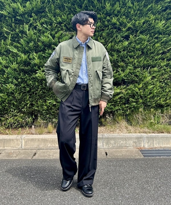 BEAMS HEARTのCWU-45 ミリタリー ブルゾンを使ったコーディネートを紹介します。｜Rakuten Fashion(楽天ファッション／旧楽天ブランドアベニュー)6241758