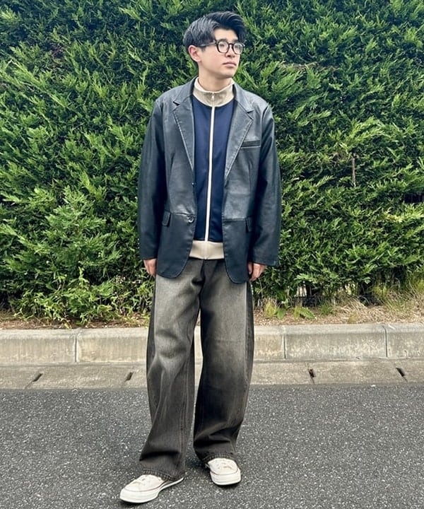 BEAMS HEARTのフェイクレザー ジャケットを使ったコーディネートを紹介します。｜Rakuten Fashion(楽天ファッション／旧楽天ブランドアベニュー)6241783