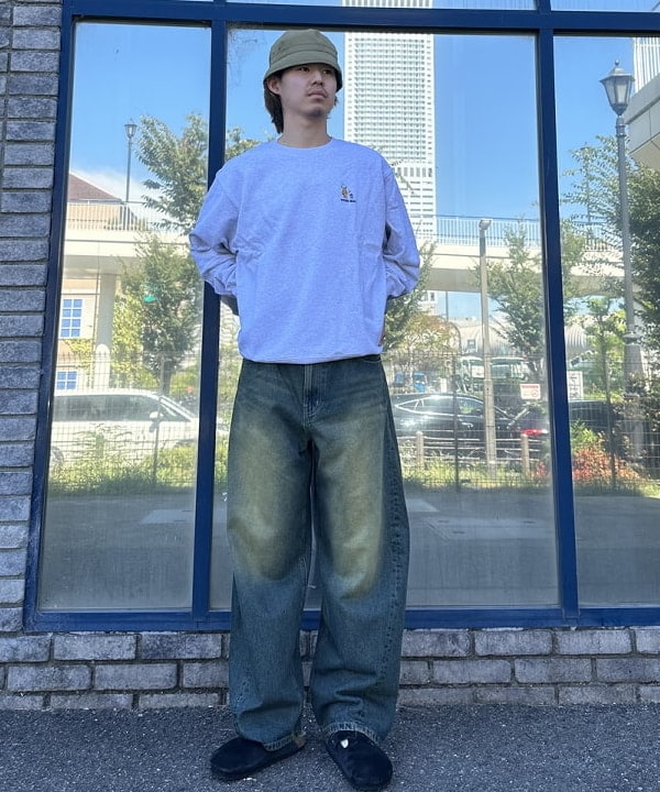 BEAMS HEARTのトトノイ & ジム ベアー ロング スリーブ スウェットを使ったコーディネートを紹介します。｜Rakuten Fashion(楽天ファッション／旧楽天ブランドアベニュー)6241853