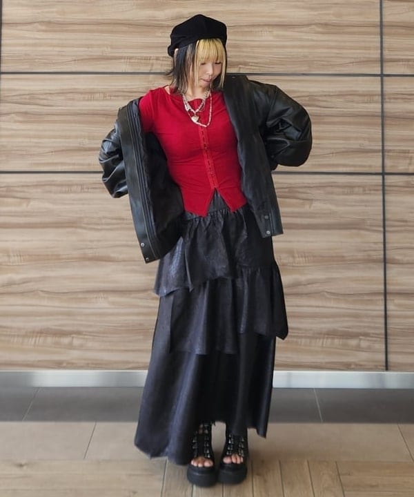 BEAMS HEARTのカーディガン * タンクトップ レイヤード プルオーバーを使ったコーディネートを紹介します。｜Rakuten Fashion(楽天ファッション／旧楽天ブランドアベニュー)6241856