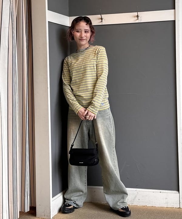 B:MING LIFE STORE by BEAMSの【11/13新規値下げ】ORCIVAL / BOAT NECK LONGSLEEVE PULLOVER 25AW ロングシーズン 秋冬 ロンTを使ったコーディネートを紹介します。｜Rakuten Fashion(楽天ファッション／旧楽天ブランドアベニュー)6241928