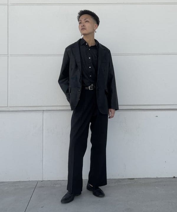 BEAMS HEARTのストライプ 2タック ワイドパンツを使ったコーディネートを紹介します。｜Rakuten Fashion(楽天ファッション／旧楽天ブランドアベニュー)6241960