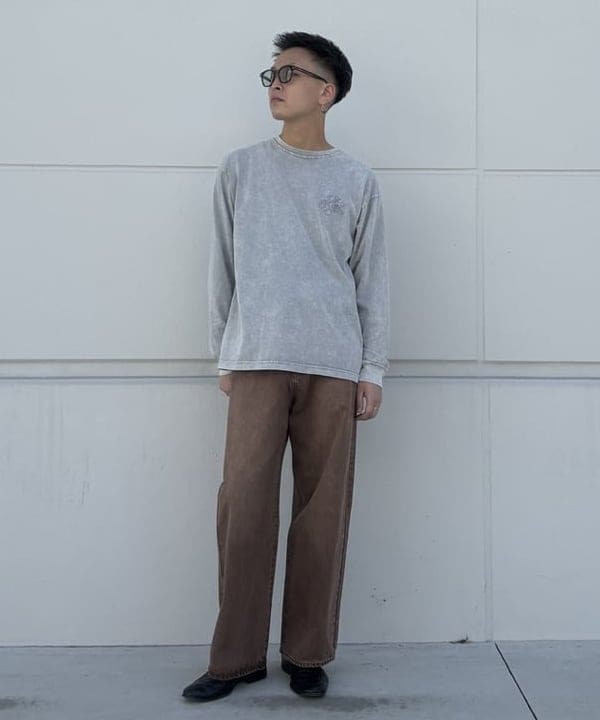 BEAMS HEARTのフラワー 刺繍 ロングスリーブ Tシャツを使ったコーディネートを紹介します。｜Rakuten Fashion(楽天ファッション／旧楽天ブランドアベニュー)6241965