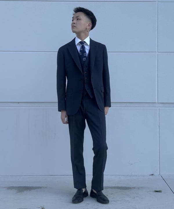 BEAMS HEARTのピンヘッド トラベル スラックス 25FW(セットアップ対応)を使ったコーディネートを紹介します。｜Rakuten Fashion(楽天ファッション／旧楽天ブランドアベニュー)6241967