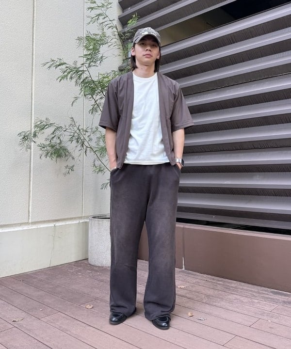 BEAMS HEARTのGMS ワイドストレート  コットンウラケ パンツを使ったコーディネートを紹介します。｜Rakuten Fashion(楽天ファッション／旧楽天ブランドアベニュー)6241971