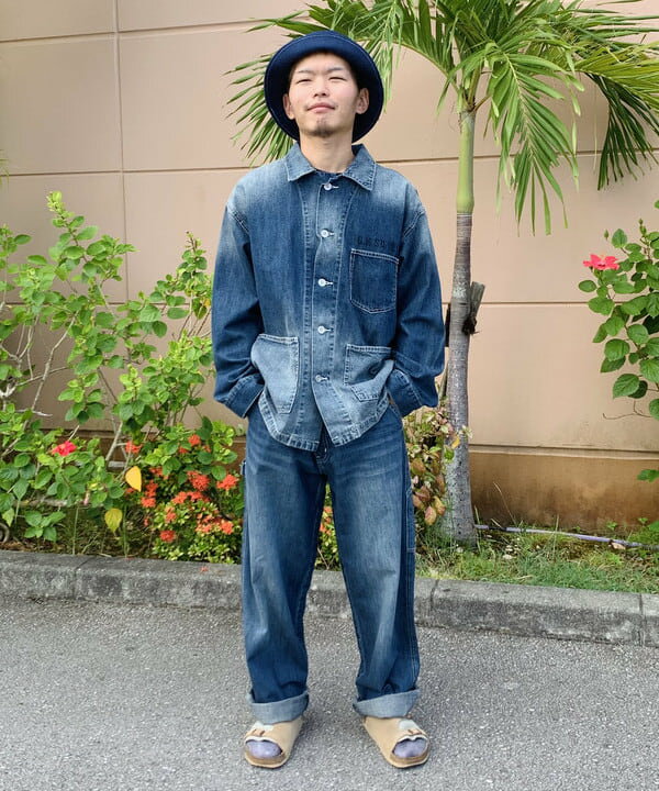 BEAMS HEARTのヴィンテージ デニムカバーオールを使ったコーディネートを紹介します。｜Rakuten Fashion(楽天ファッション／旧楽天ブランドアベニュー)6241992