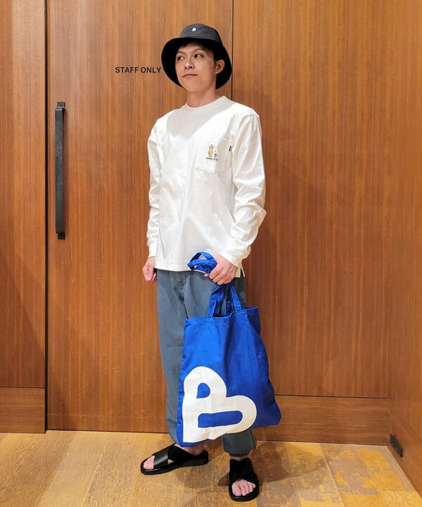 BEAMS HEARTのトトノイ & ジム ベアー ロング スリーブ Tシャツを使ったコーディネートを紹介します。｜Rakuten Fashion(楽天ファッション／旧楽天ブランドアベニュー)6242043