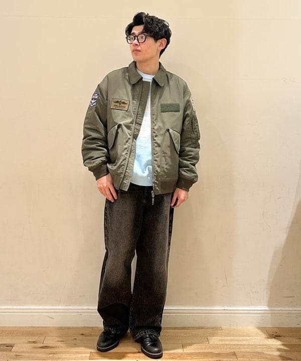 BEAMS HEARTのCWU-45 ミリタリー ブルゾンを使ったコーディネートを紹介します。｜Rakuten Fashion(楽天ファッション／旧楽天ブランドアベニュー)6242065