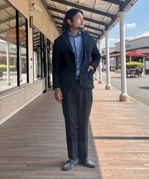 BEAMS HEARTのハニカムニット ジャケットを使ったコーディネートを紹介します。｜Rakuten Fashion(楽天ファッション／旧楽天ブランドアベニュー)6242090