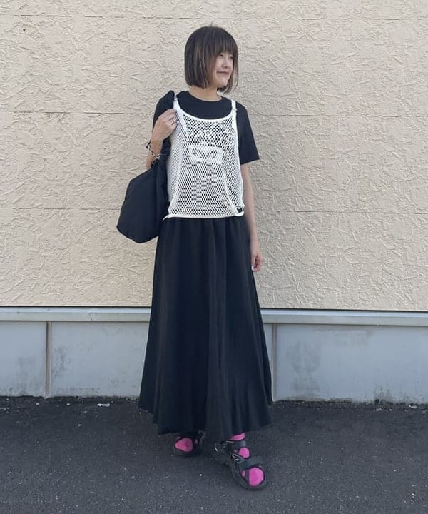 BEAMS HEARTのワッシャー バルーンスカートを使ったコーディネートを紹介します。｜Rakuten Fashion(楽天ファッション／旧楽天ブランドアベニュー)6242156