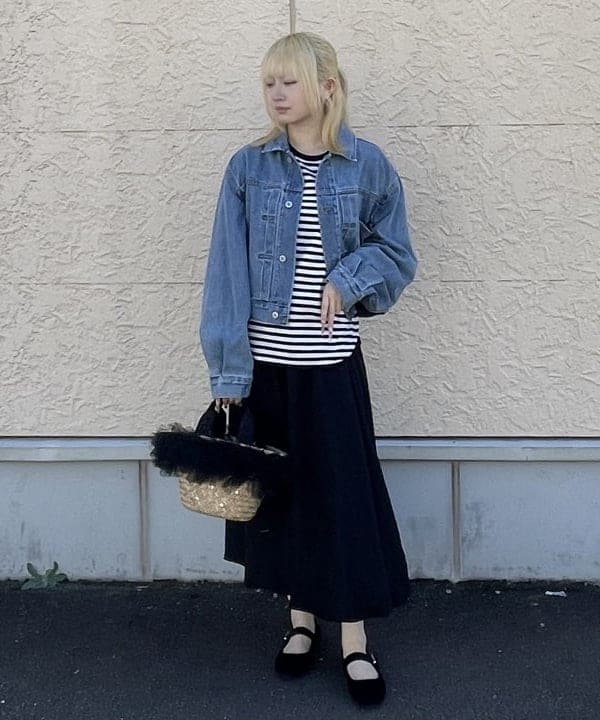 BEAMS HEARTのコットン天竺 ボーダー カットソーを使ったコーディネートを紹介します。｜Rakuten Fashion(楽天ファッション／旧楽天ブランドアベニュー)6242233