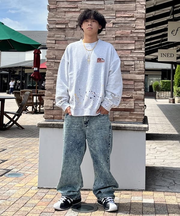 BEAMS HEARTのペイント スウェットを使ったコーディネートを紹介します。｜Rakuten Fashion(楽天ファッション／旧楽天ブランドアベニュー)6242239