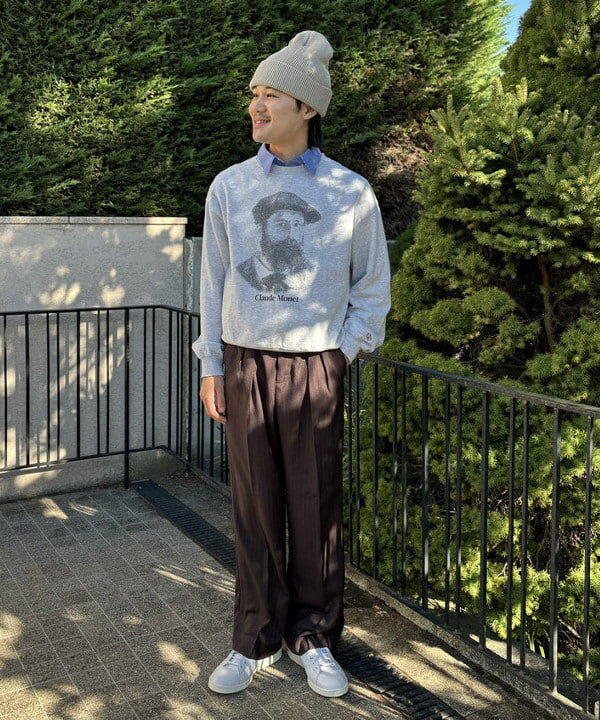 BEAMS HEARTのヴィンテージライク ポートレート スウェットを使ったコーディネートを紹介します。｜Rakuten Fashion(楽天ファッション／旧楽天ブランドアベニュー)6242331