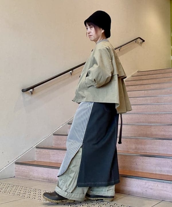 BEAMS HEARTのストライプ * カットワンピースを使ったコーディネートを紹介します。｜Rakuten Fashion(楽天ファッション／旧楽天ブランドアベニュー)6242026