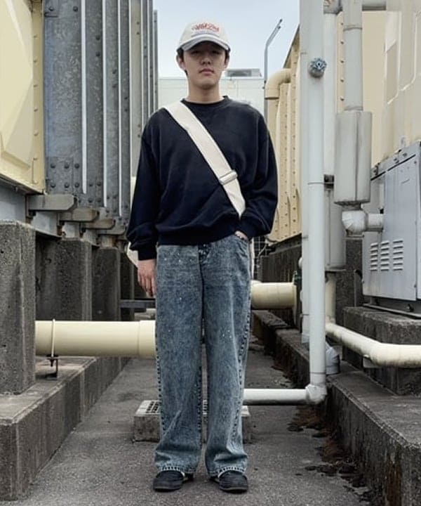 BEAMS HEARTのキャンバス ニュースペーパー バッグを使ったコーディネートを紹介します。｜Rakuten Fashion(楽天ファッション／旧楽天ブランドアベニュー)6242403